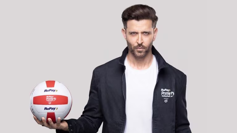Season 3 of the RuPay Prime Volleyball League: Hrithik Roshan Joins as Brand Ambassador