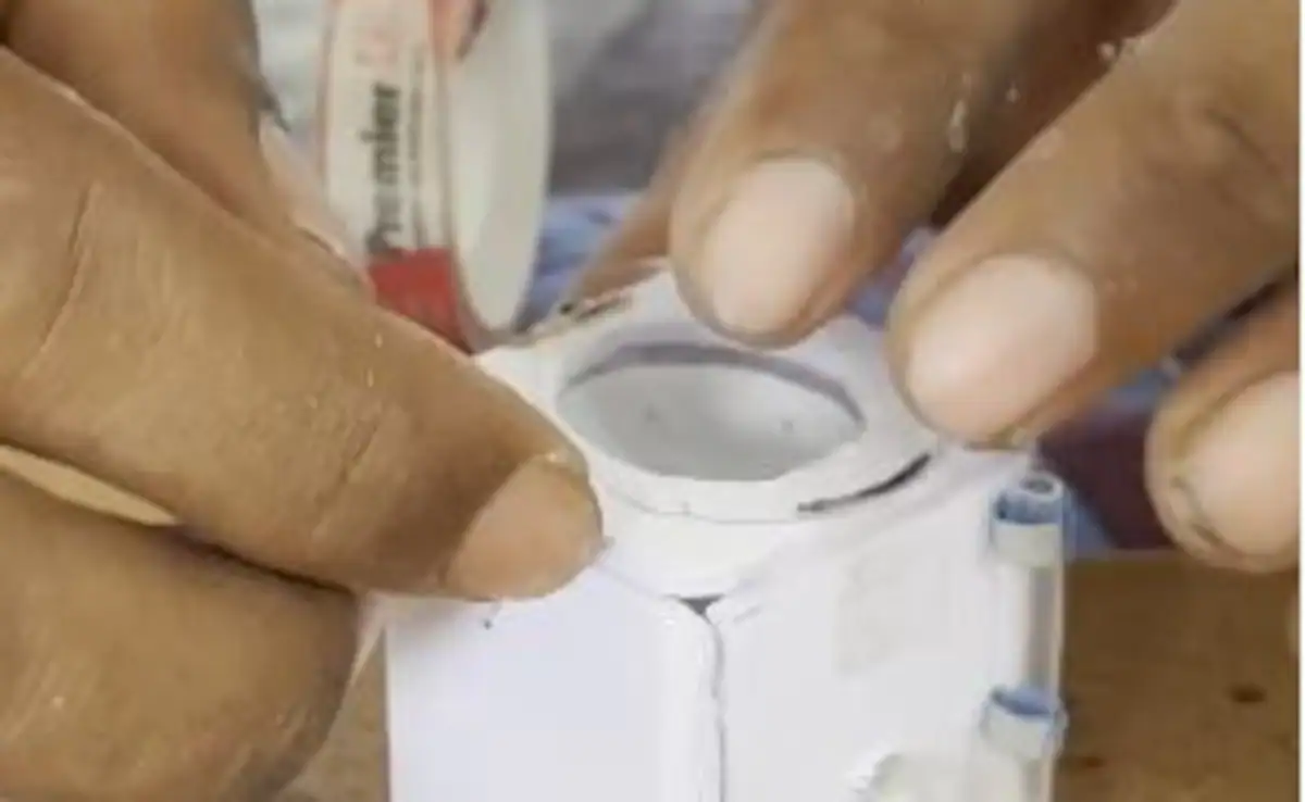 An Andhra man created the smallest, fully functional washing machine in the world.