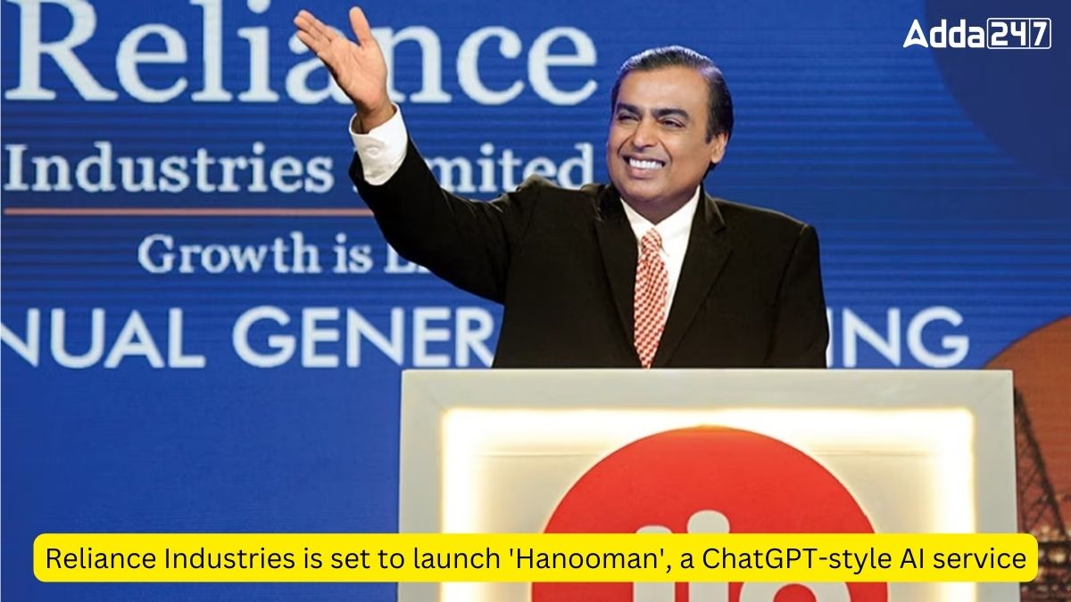Reliance Industries is set to launch Hanooman a ChatGPT-style AI service