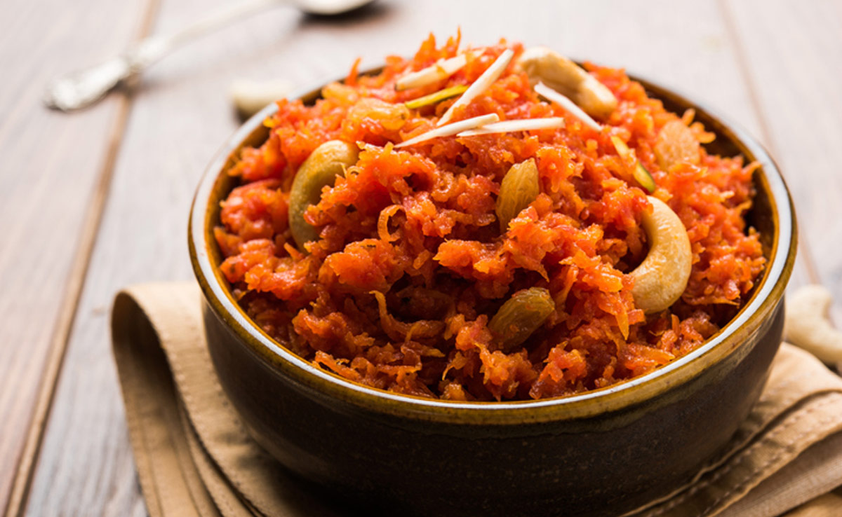 The chef's recipe for gajar ka halwa in a petri dish receives criticism online.