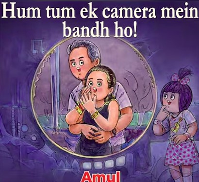 ‘Only Scoops, No Oops’: Amul’s Clever Spin on Kiss Cam Moment