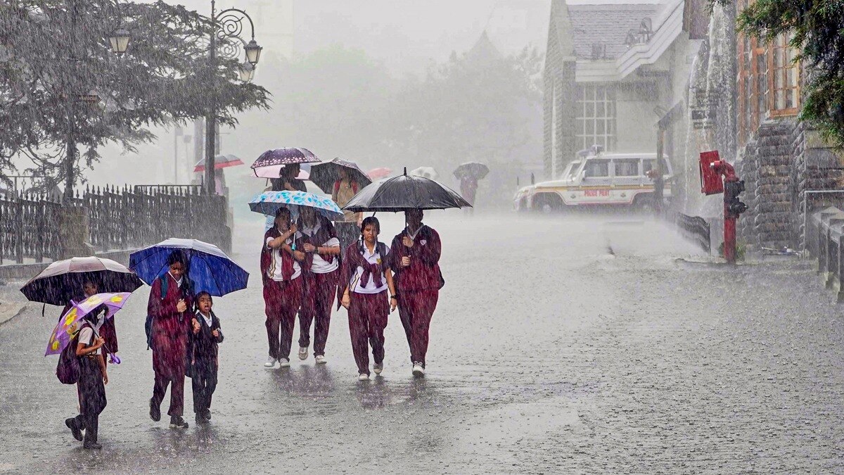 August 27 Due to the rain, schools in Jammu, Punjab, and Himachal are closed today.