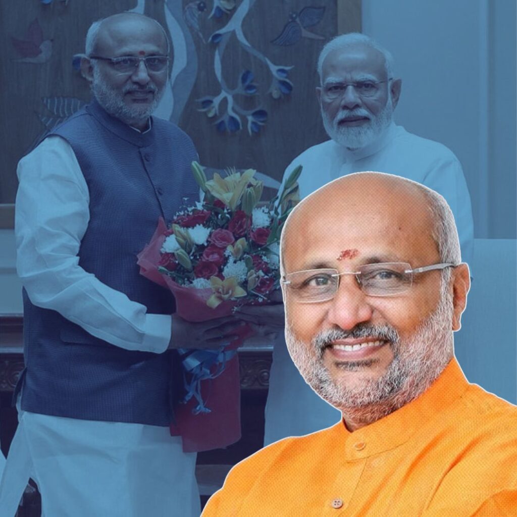 India's fifteenth vice president will be C P Radhakrishnan.