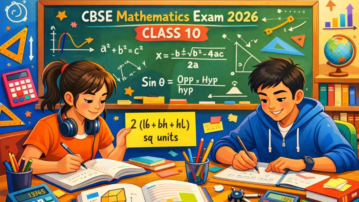 Learn about the most important chapters, last-minute study strategies, and more for the CBSE 2026 board Class 10th Math exam on February 17.